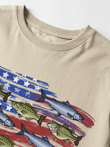 Catch More Than Fish Vintage Cotton Tee