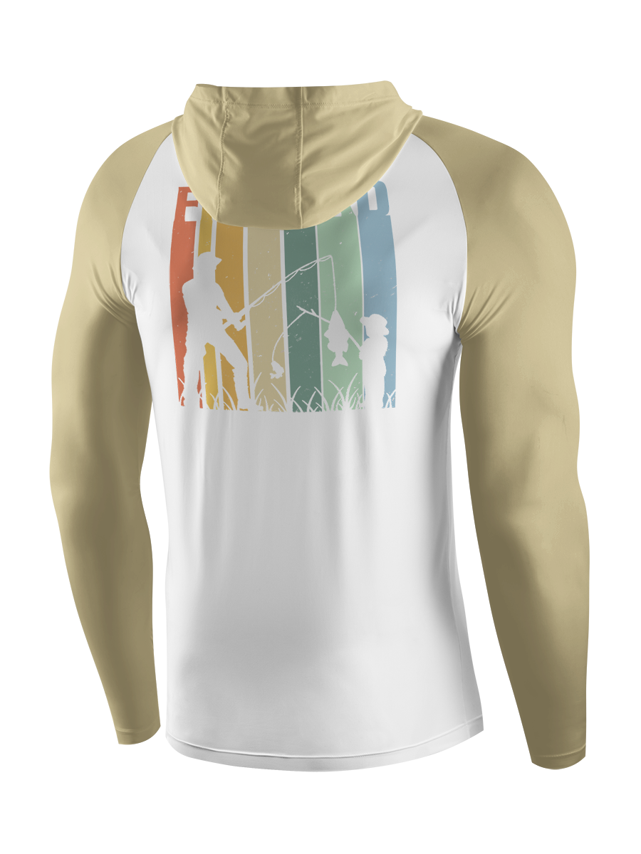 Fish Dad's Rainbow Catch UPF Hoodie