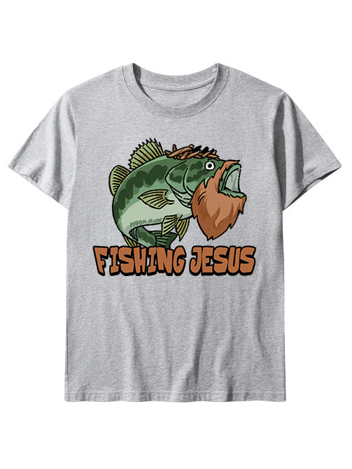 The Savior of the Catch Fishing Jesus Unisex Classic Cotton Tee