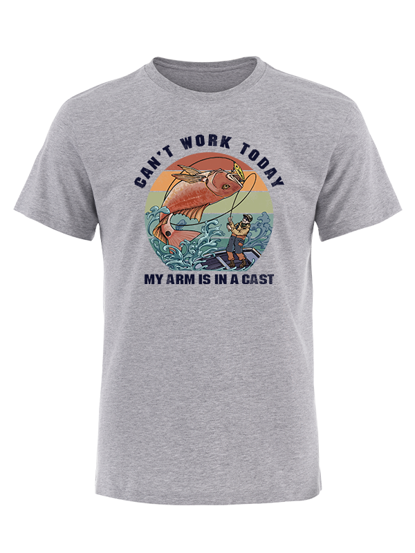 Hooked on a Day Off Vintage Cotton Tee