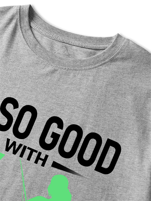 I'm So Good With My Rod Funny Female Angler Unisex Classic Cotton Tee