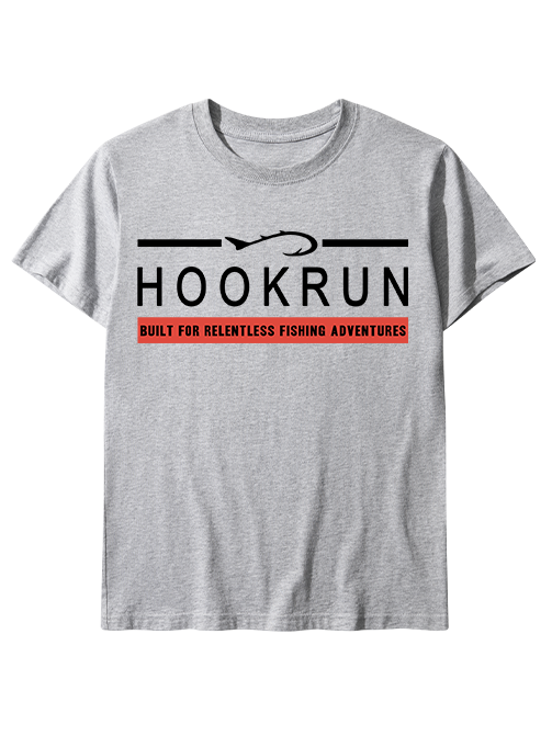 Hookrun Built For Relentless Fishing Adventures Unisex Classic Cotton Tee