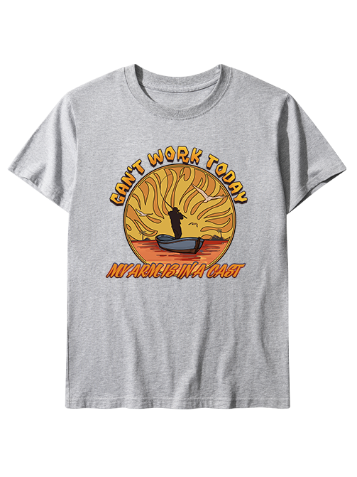 Can't Work Today My Arm's in a Cast  Unisex Classic Cotton Tee
