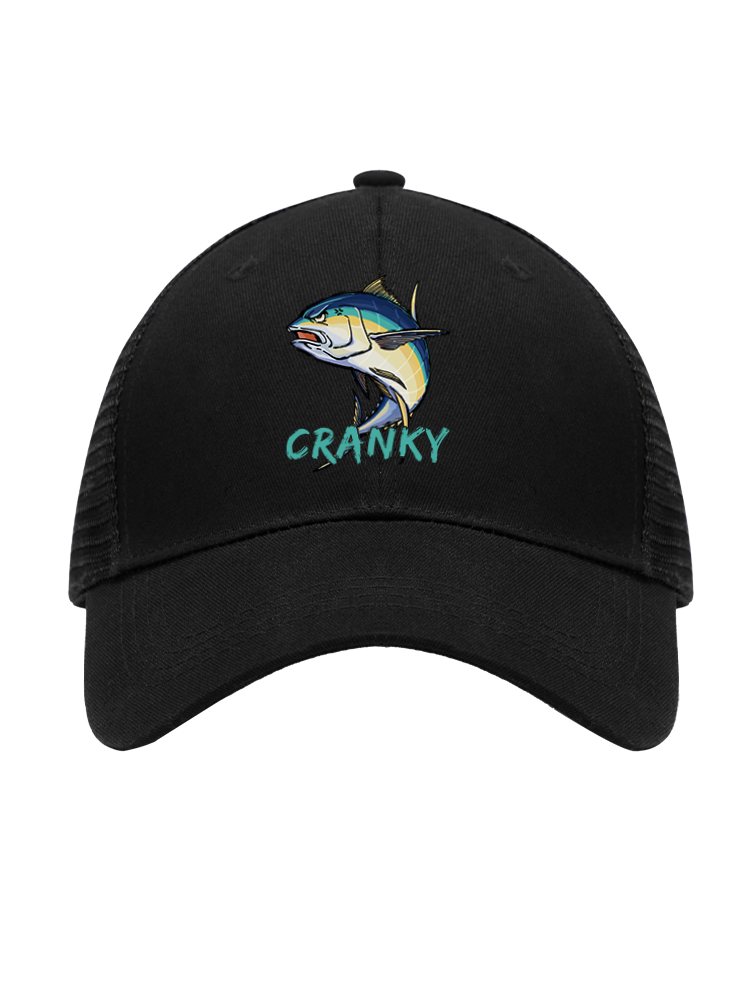 Ocean's Feisty Cranky Tuna Mesh Velcro Hat