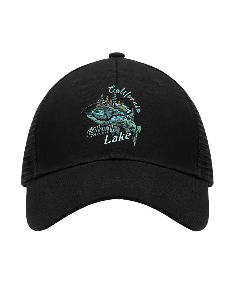 Reel Moments at Clear Lake Mesh Velcro Hat