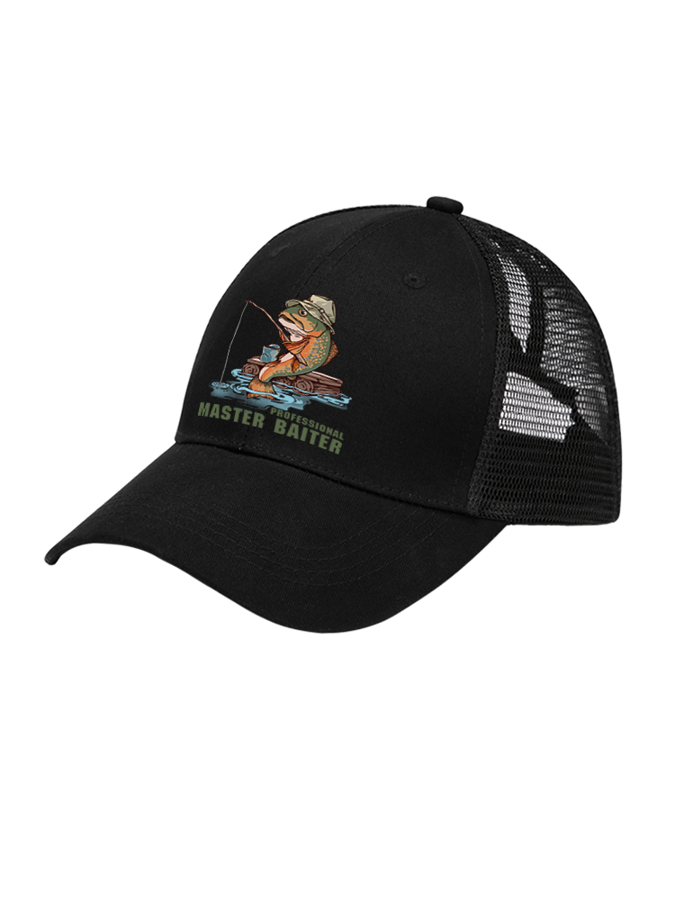 Professional Master Baiter Mesh Velcro Hat