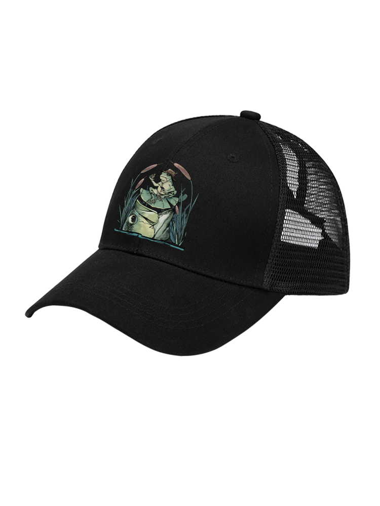 There's Always a Bigger Fish Mesh Velcro Hat