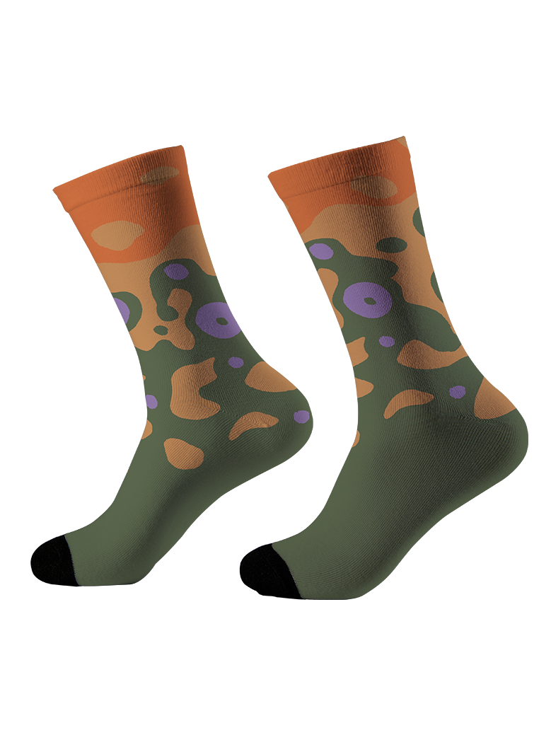 Professional Master Baiter Full Print Fishing Socks