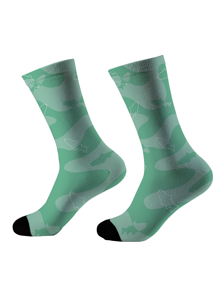 Who is My Prey Full Print Fishing Socks