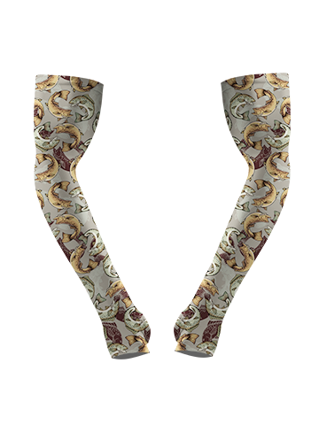 Vintage Trout Full Print Sun Protection Arm Sleeves