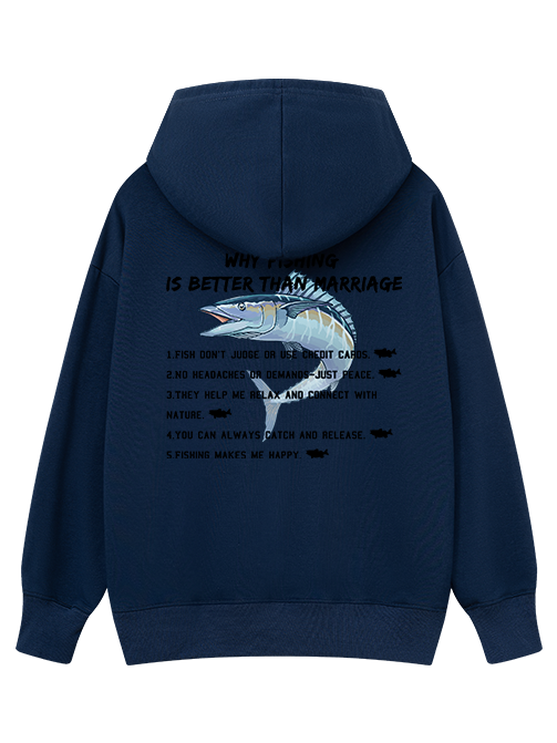 Fishing Over Marriage Classic Hoodie