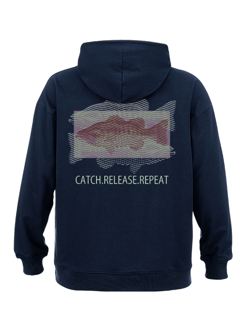 Fishing Dreams in Fingerprints Classic Hoodie