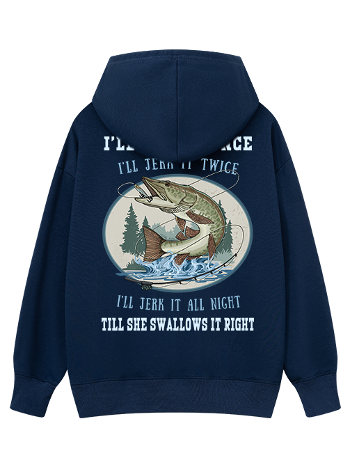 Keep Jerking Till She Bites Classic Hoodie