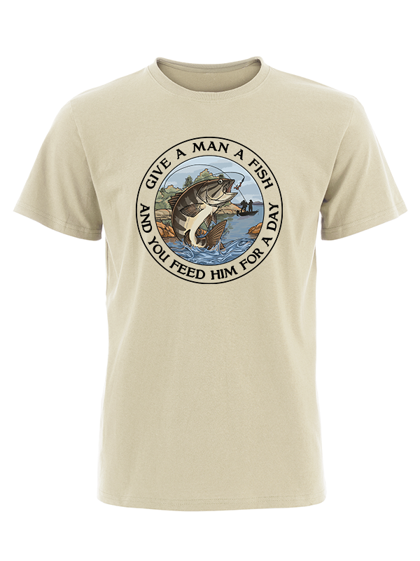 Fishing Over Giving Vintage Cotton Tee