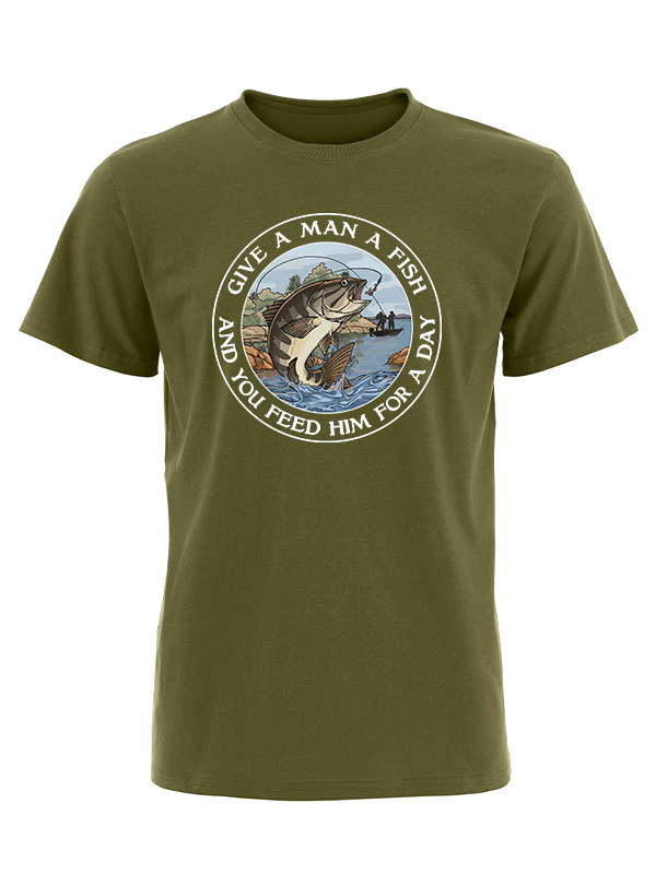 Fishing Over Giving Vintage Cotton Tee