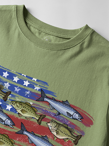 Catch More Than Fish Vintage Cotton Tee