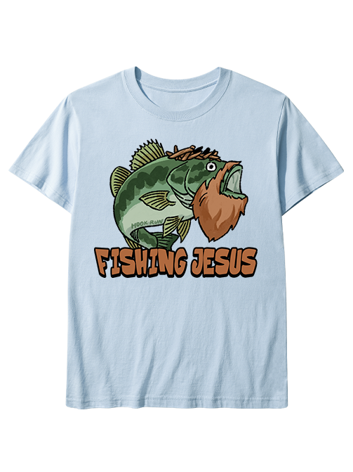 The Savior of the Catch Fishing Jesus Unisex Classic Cotton Tee