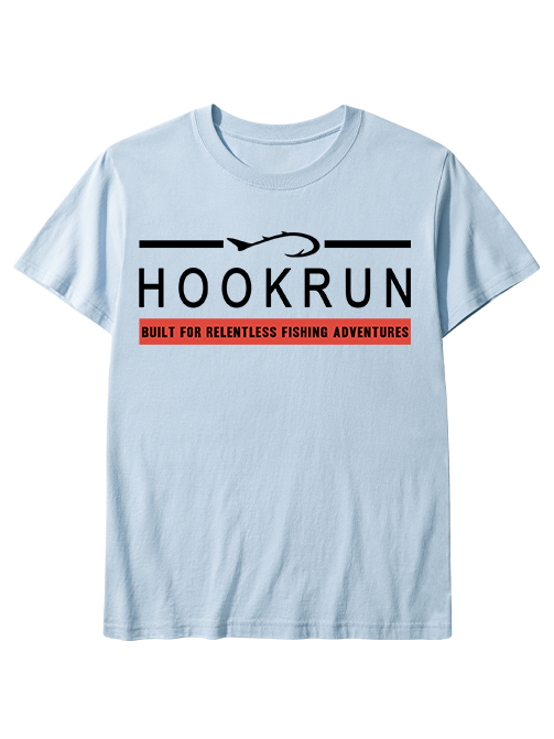 Hookrun Built For Relentless Fishing Adventures Unisex Classic Cotton Tee