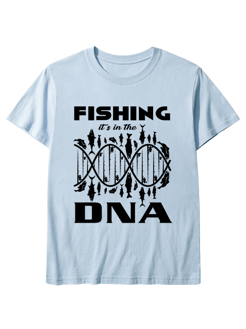 Fishing It's in the DNA Unisex Classic Cotton Tee