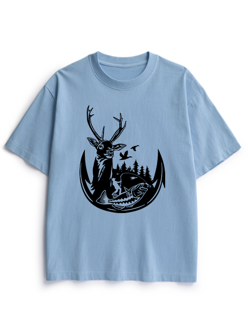 Wild Pursuits Fishing and Hunting Heavyweight Cotton T-Shirt