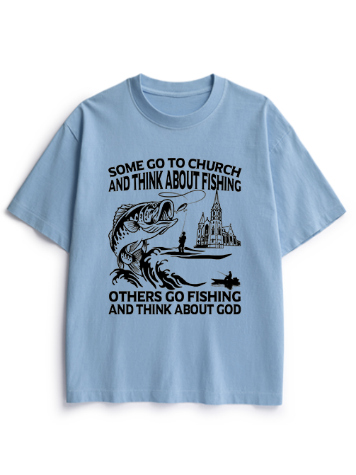 Faith & Fishing Reflective Moments Heavyweight Cotton T-Shirt