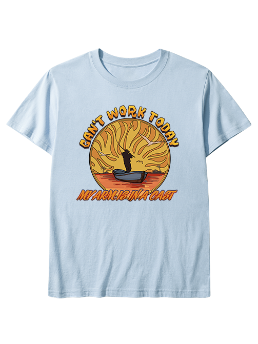 Can't Work Today My Arm's in a Cast  Unisex Classic Cotton Tee