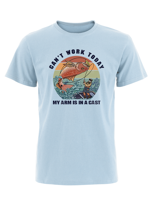 Hooked on a Day Off Vintage Cotton Tee