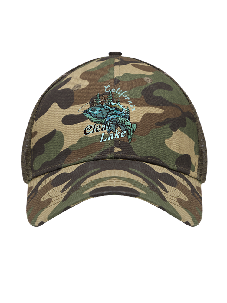 Reel Moments at Clear Lake Mesh Velcro Hat