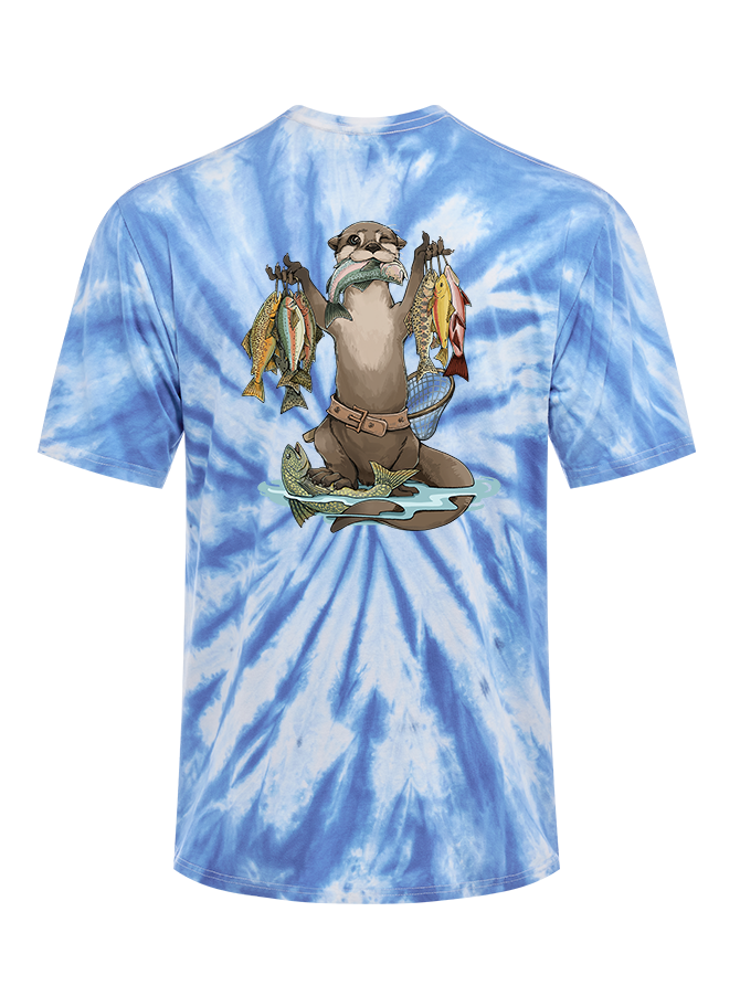 I Fish and I Win Tie Dye Tee
