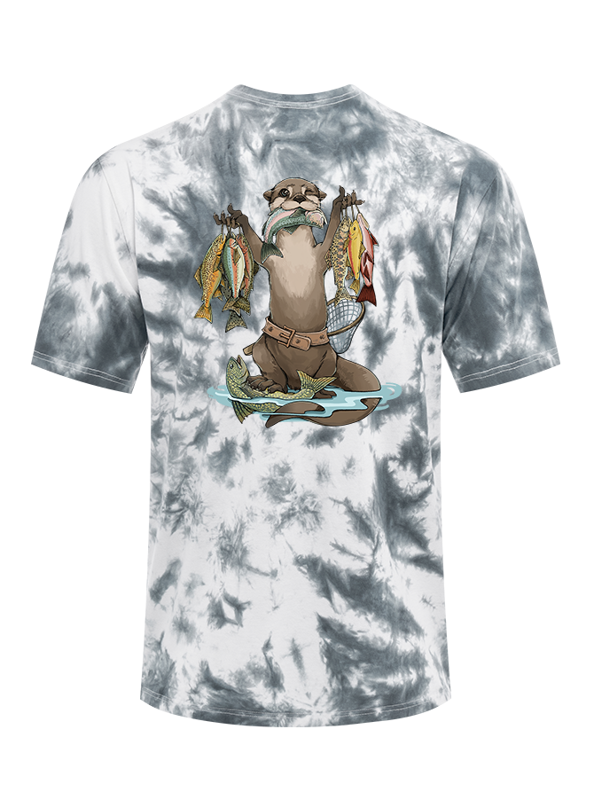 I Fish and I Win Tie Dye Tee