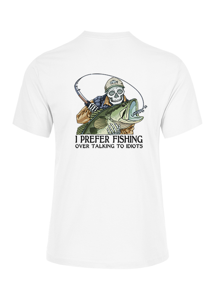 Talk Less Fish More Unisex Cotton Tee