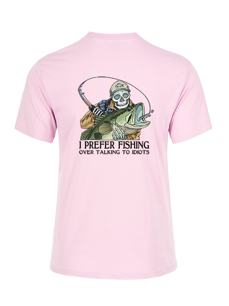 Talk Less Fish More Unisex Cotton Tee