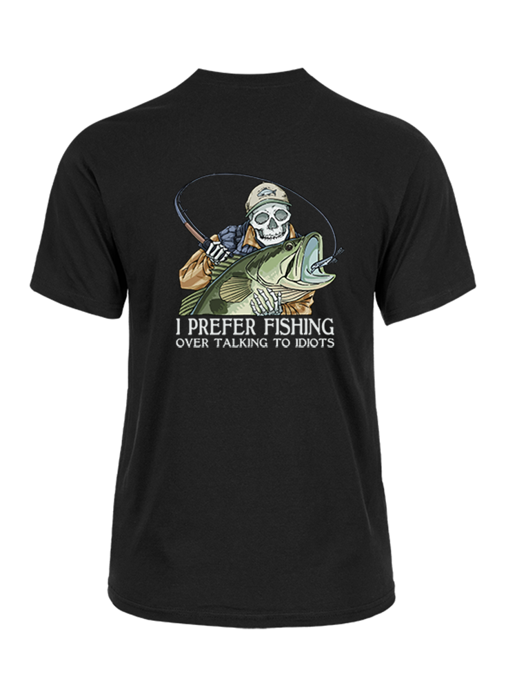 Talk Less Fish More Unisex Cotton Tee
