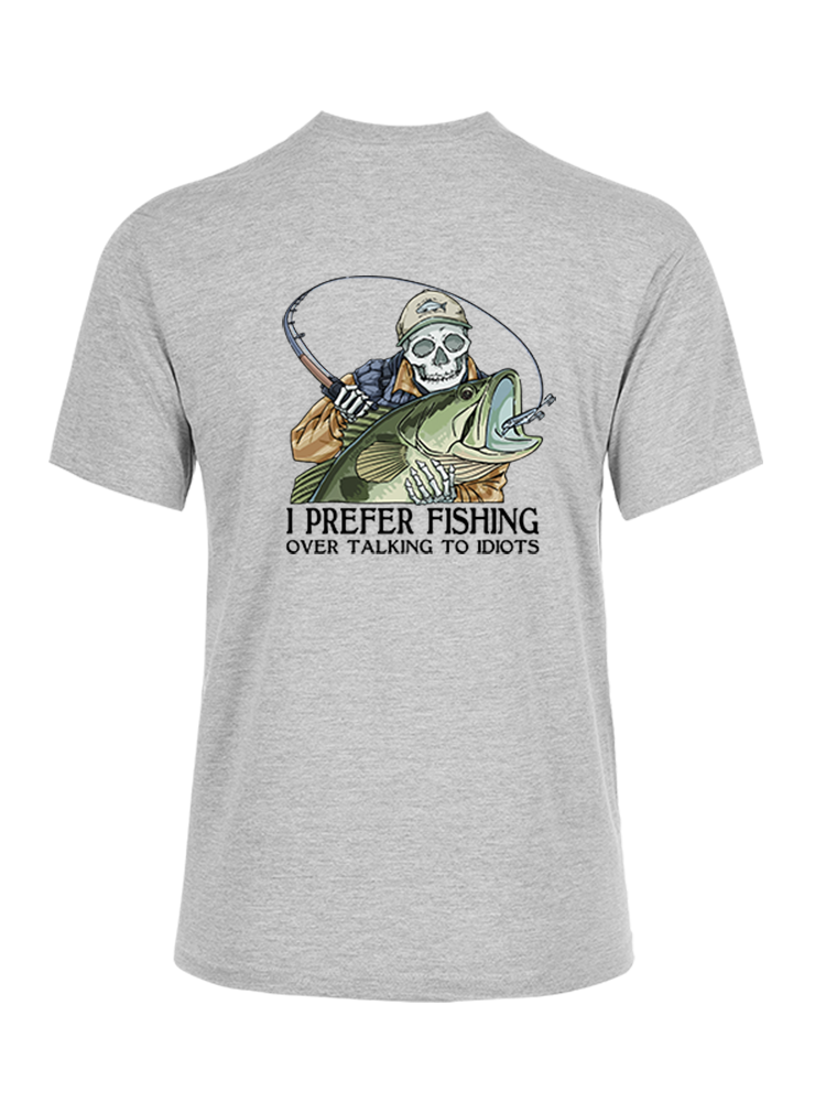 Talk Less Fish More Unisex Cotton Tee