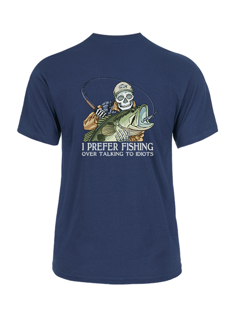 Talk Less Fish More Unisex Cotton Tee