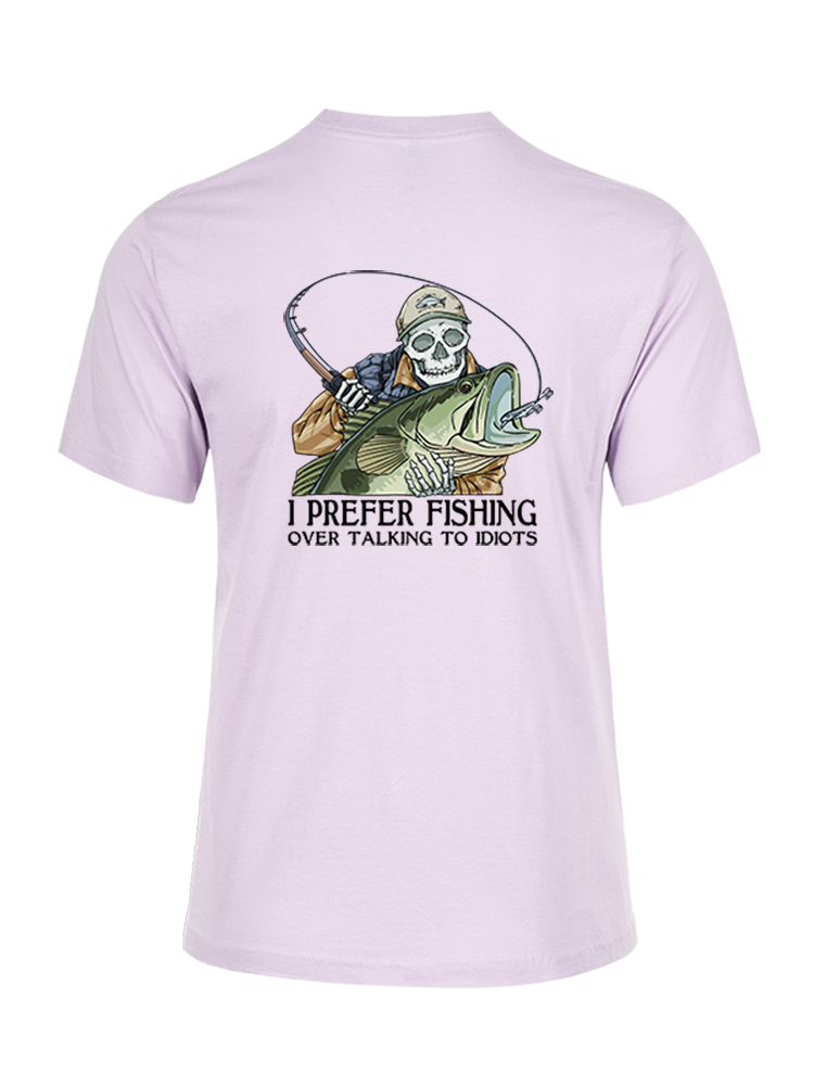 Talk Less Fish More Unisex Cotton Tee