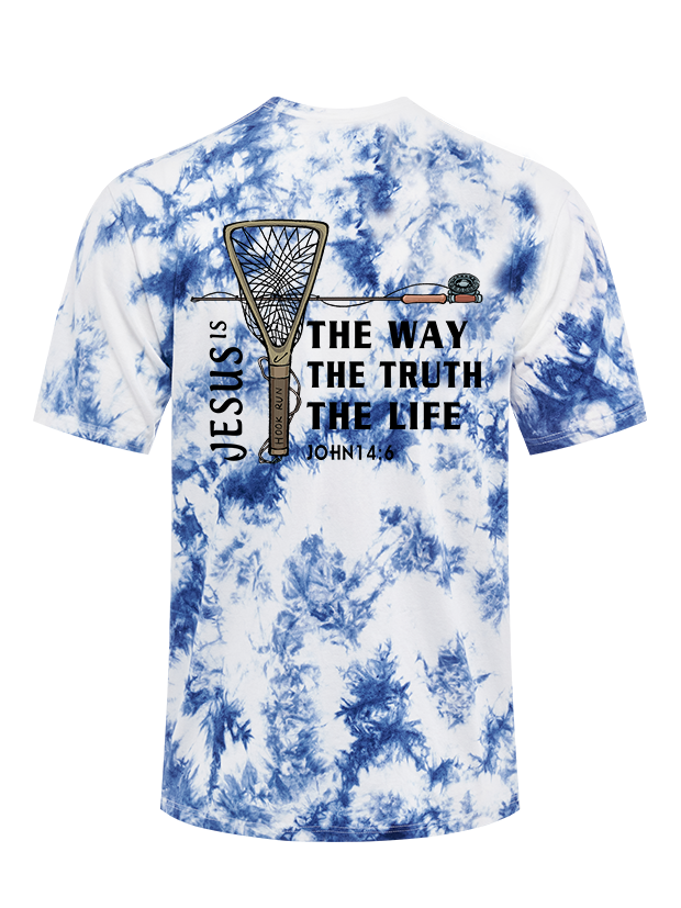 Fishing for Truth Tie Dye Tee