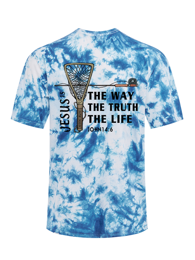 Fishing for Truth Tie Dye Tee