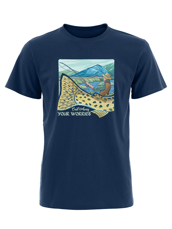 Cast Away Your Worries Vintage Cotton Tee