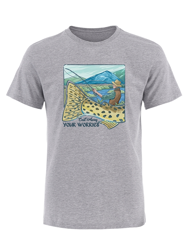 Cast Away Your Worries Vintage Cotton Tee