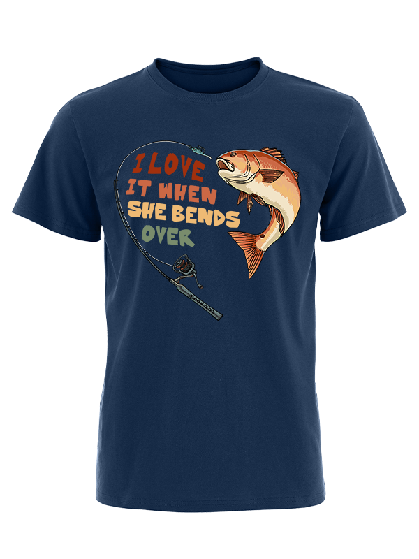 I Love It When She Bends Vintage Cotton Tee