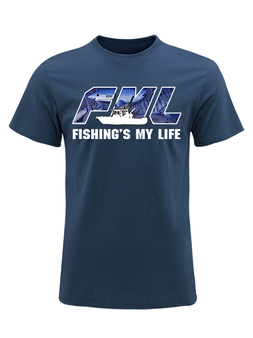 Fishing is My Life  Unisex Classic Cotton Tee