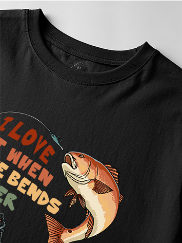 I Love It When She Bends Vintage Cotton Tee