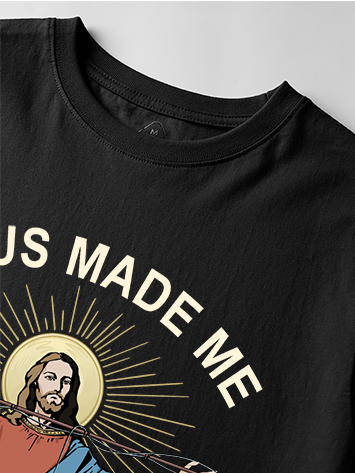 Jesus Made Me a Fisher of Men Vintage Cotton Tee