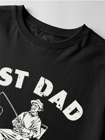 Best Dad Fishing Vintage Cotton Tee