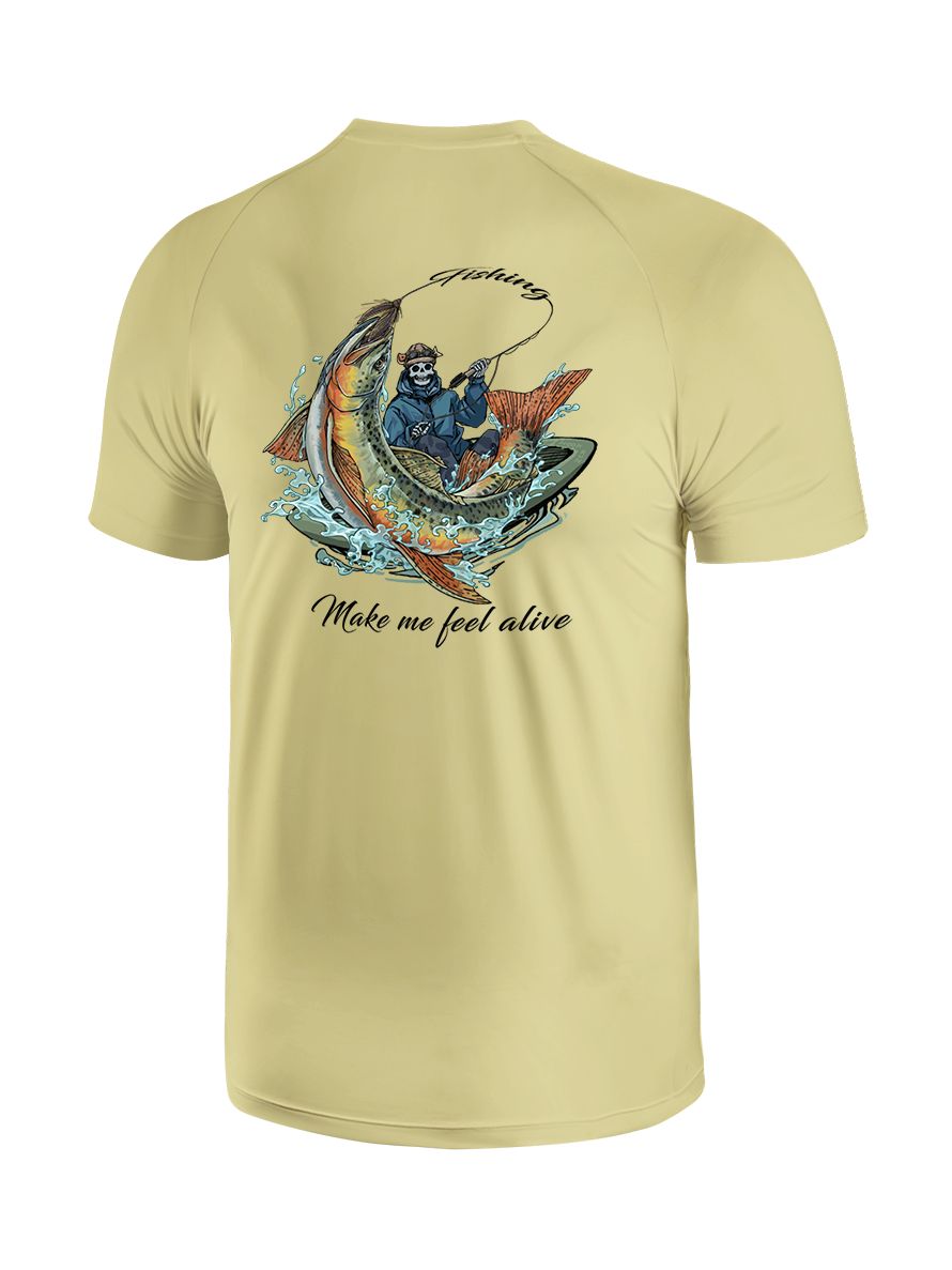 fishing-make-me-feel-alive-upf-tee