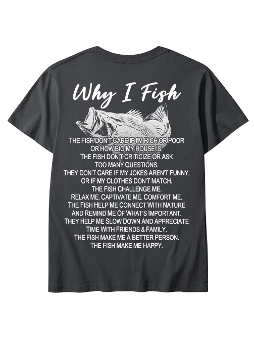 The Reasons Why I Love Fishing Unisex Classic Cotton Tee