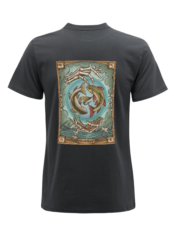 The Circle of Life Enchanted Trout Unisex Cotton Tee