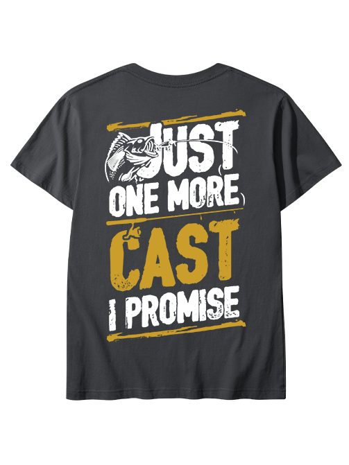 Just One More Cast Fishing Unisex Classic Cotton Tee