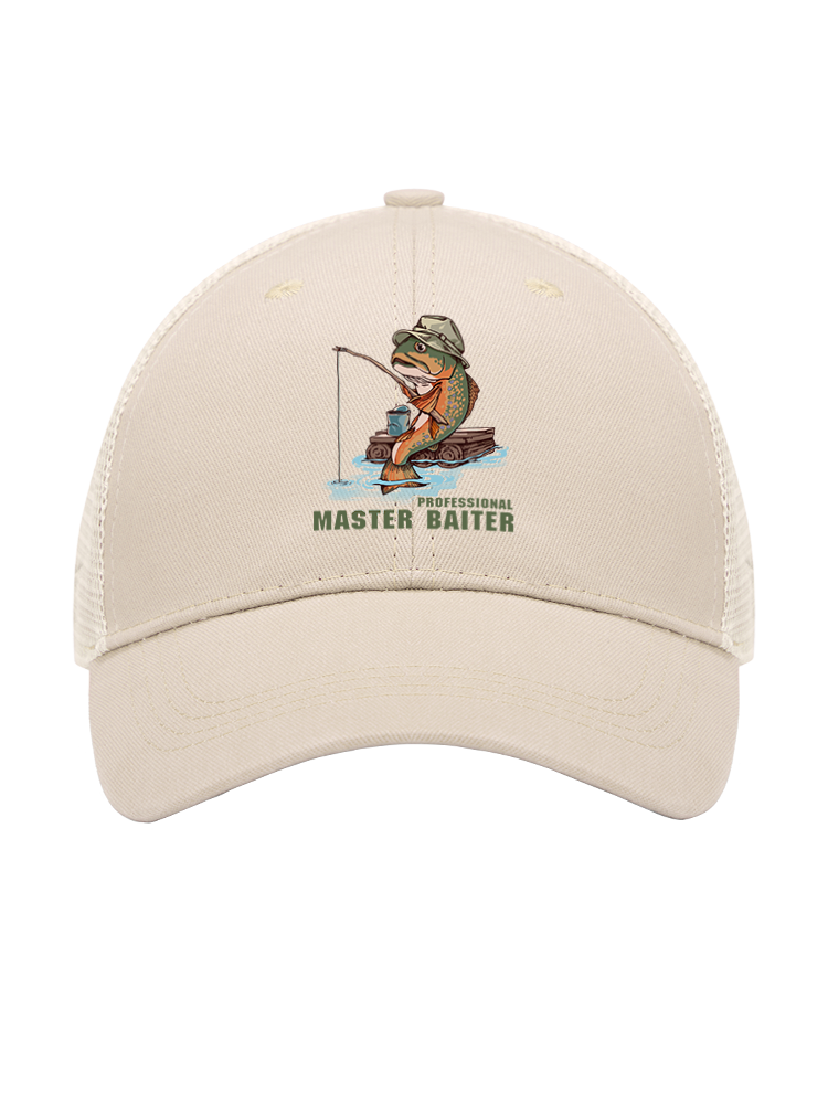 Professional Master Baiter Mesh Velcro Hat